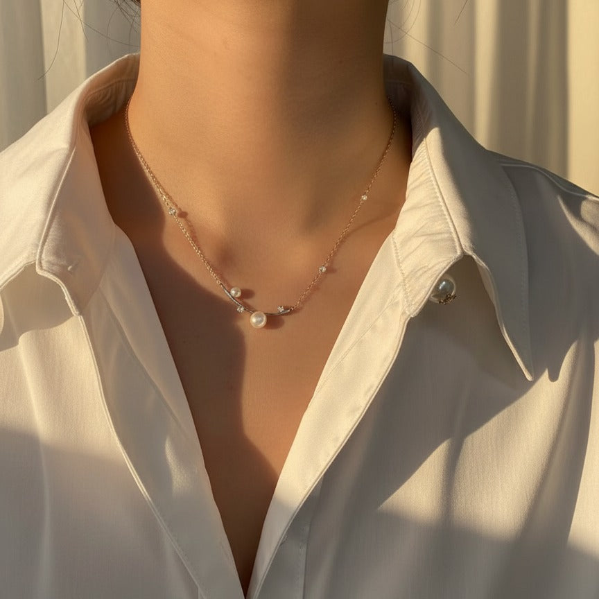 Celeste Pearl Necklace