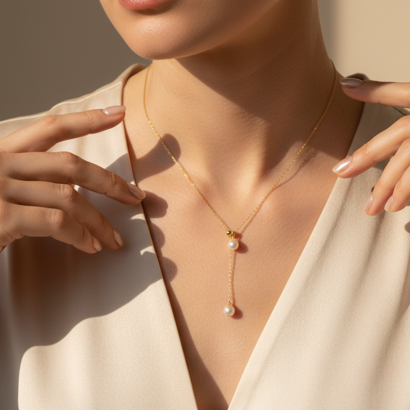 Cascade Pearl Necklace