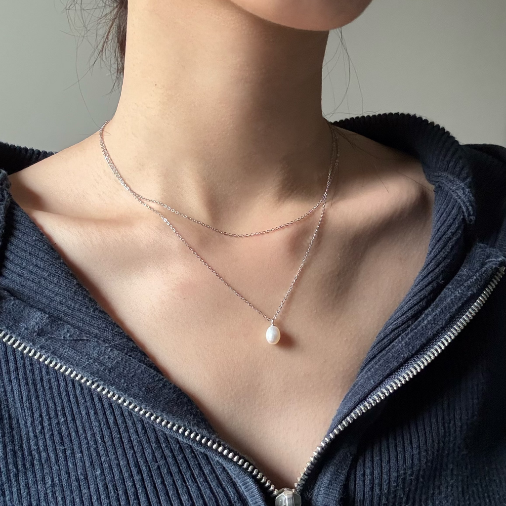 Serene Layered Pearl Necklace