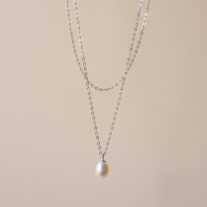 Serene Layered Pearl Necklace